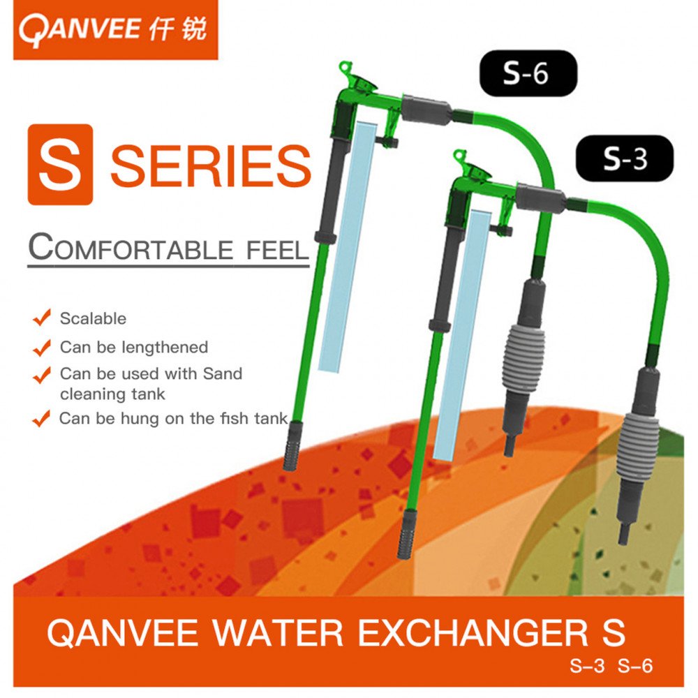 أداة تنظيف وشفط الماء بحجم وسط وكبير للمحترافين - Qanvee Sand cleaning tank