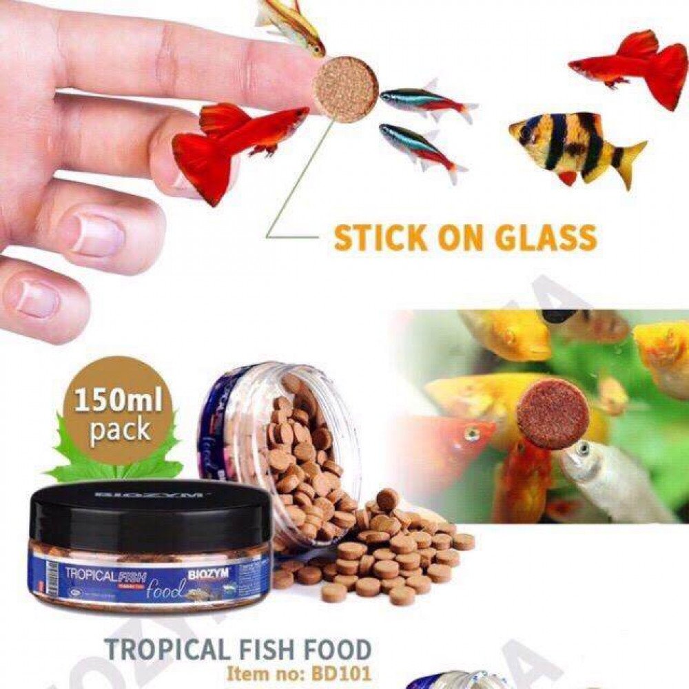 الغذاء الاصق للأسماك الأفضل في المتجر لجميع الأسماك الإستوائية - Biozym