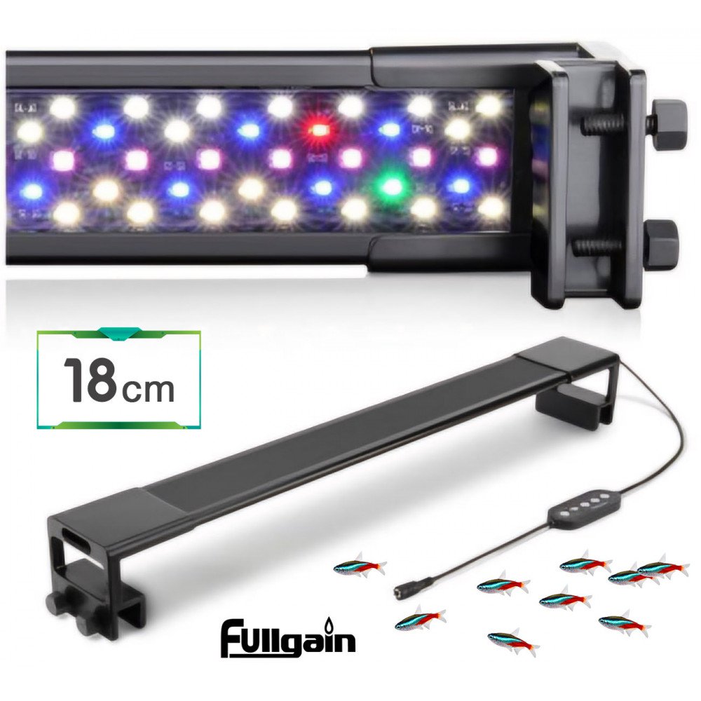 إضاءة LED WRGB مع أستاند بحجم 18 سم -  Fullgain