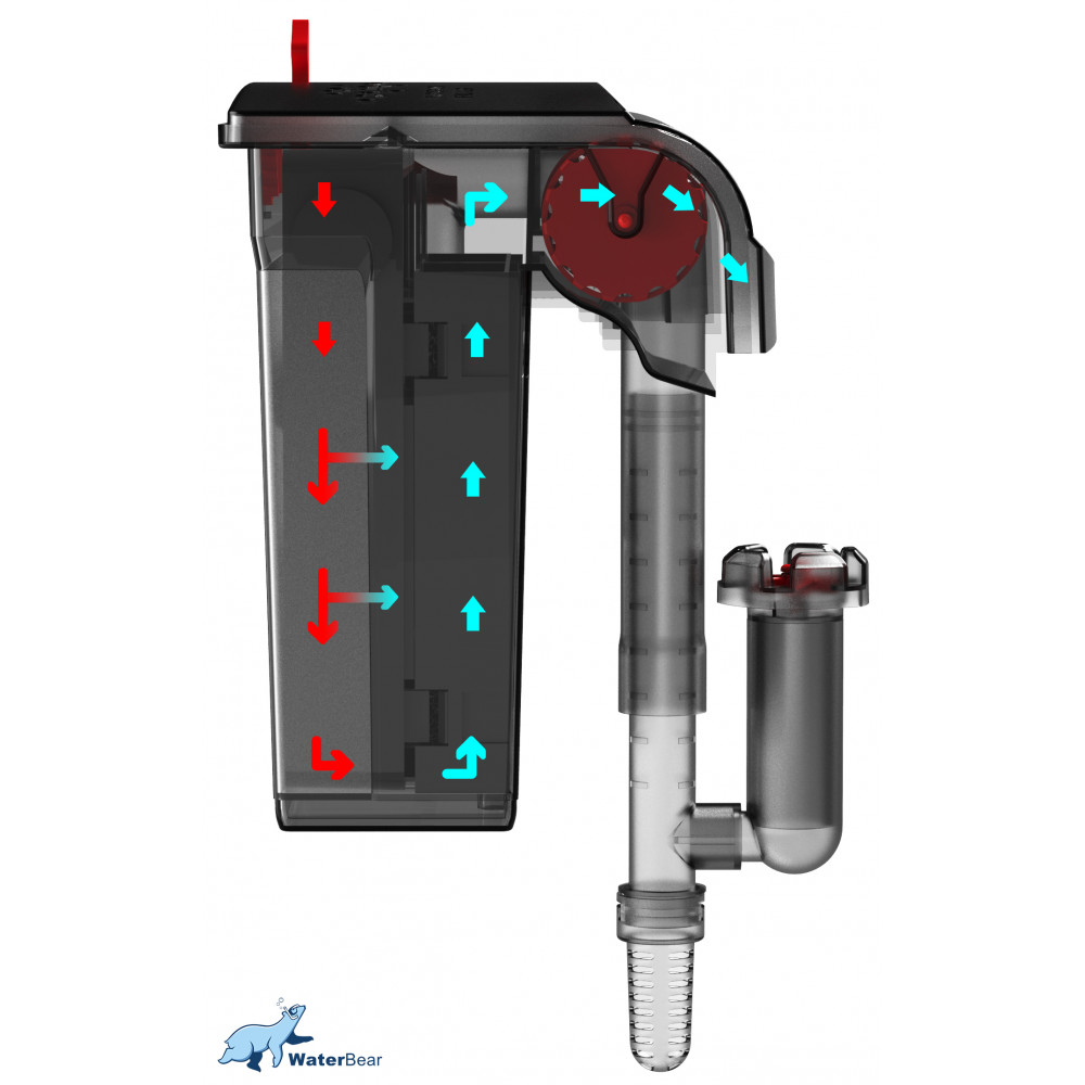 فلتر سلايدر إحترافي للأحواض الصغيرة - WB-G110 WaterBear