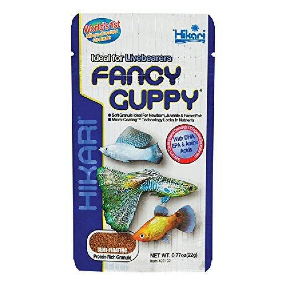 غذاء أسماك الجوبي والأسماك الولادة من  Hikari Fancy Guppy