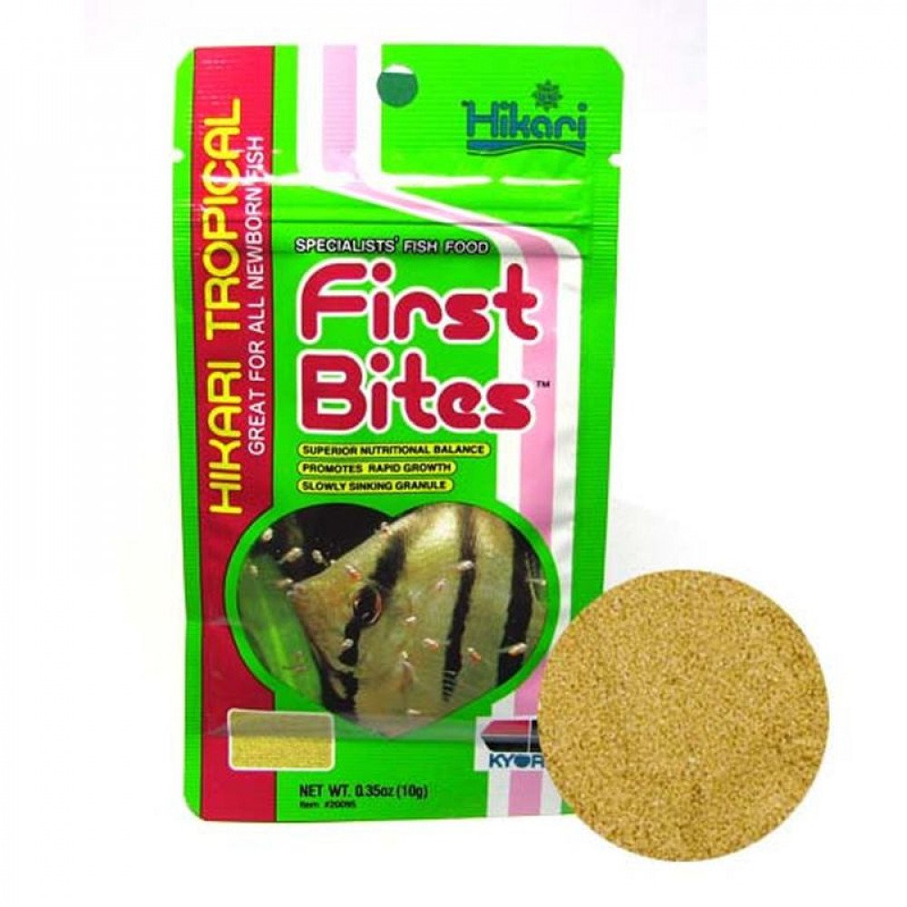 الغذاء المميز للأسماك حديثة الولادة - Hikari - Tropical First Bites