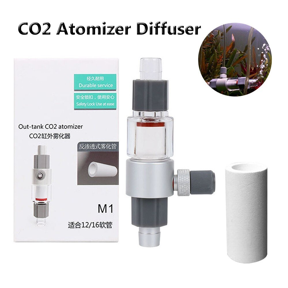 أداة تذويب غاز CO2 للأحواض النباتية - Qanvee CO2 Atomizer Diffuser
