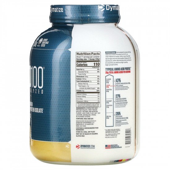ديماتيز ايزو 100 واي بروتين المعزول 5 باوند
