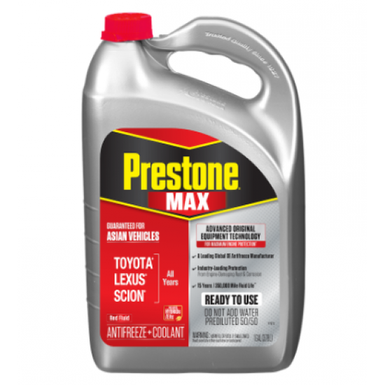  Prestone® MAX Asian Vehicles (Red) Antifreeze + Coolant