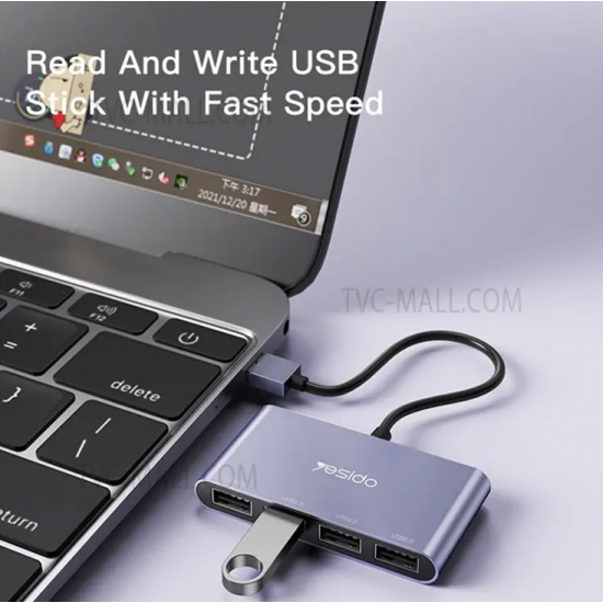 محول USB الى 4 مداخل USB يس اي دو Yesido HB12