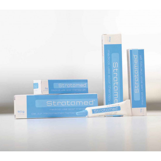 ستراتاميد®  أول منتج يعتمد على السيليكون للوقاية من الندبات غير الطبيعية وعلاجها للاستخدام على الجروح المفتوحة والجلد المتضرر مباشرة