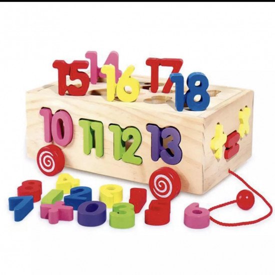 لعبة الأرقام الخشبية للأطفال