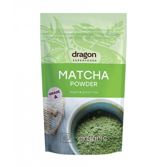 شاي اخضر ماتشا عضوي بودرة، نباتي وخالي من الجولتين  100 جم