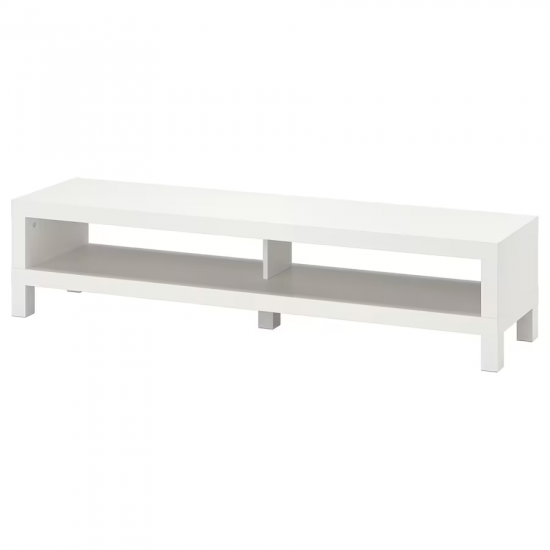 طاولة تلفزيون, أبيض, ‎160x35x36 سم‏