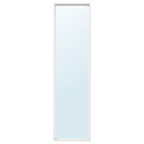 مرآة أبيض ‎40x150سم‏