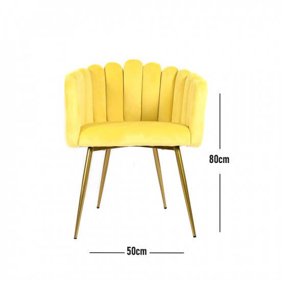 كرسي راحتي ورده اصفر