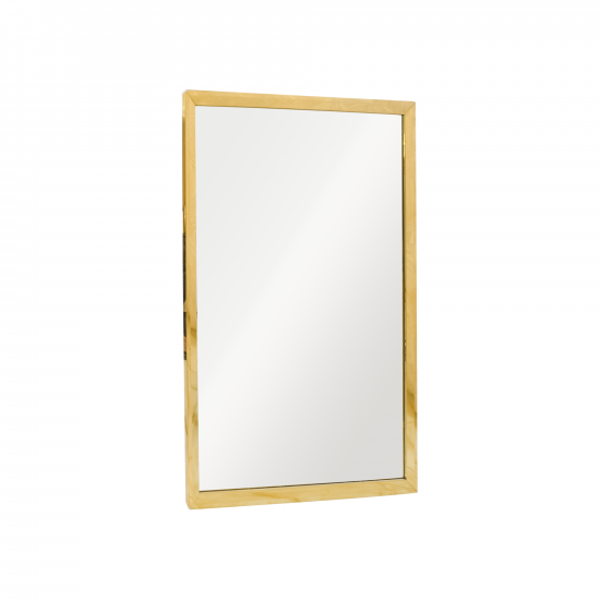 مرآة حائط 80x60 سم بإطار معدن