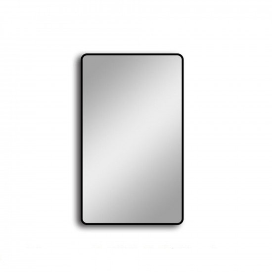 مرآة حائط 100x60 سم بإطار معدن