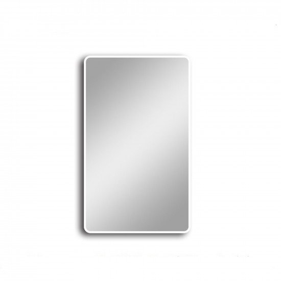 مرآة حائط 100x60 سم بإطار معدن