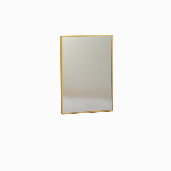 مرآة حائط اطار ذهبي