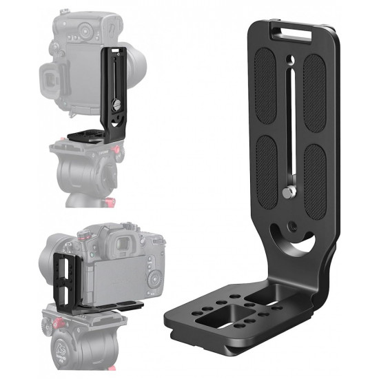 DSLR Camera L Bracket Vertical Horizontal Switching Tripod Quick Release Plate for Canon Nikon Sony Osmo Ronin Zhiyun