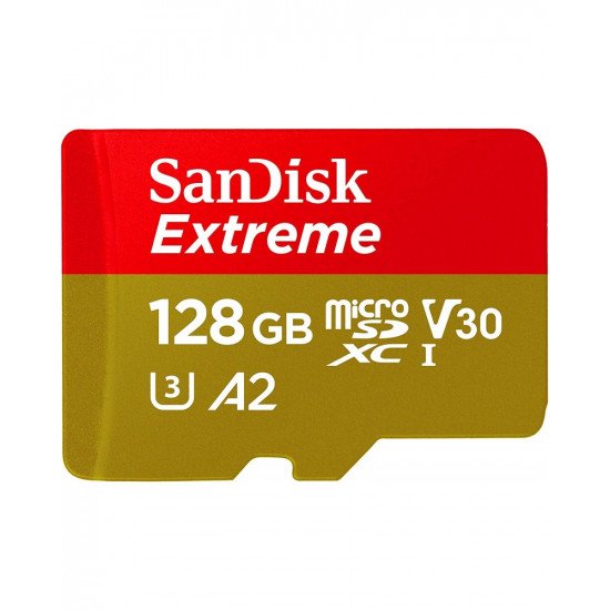  SanDisk Extreme 128GB MicroSDXC 160MBs Memory Card