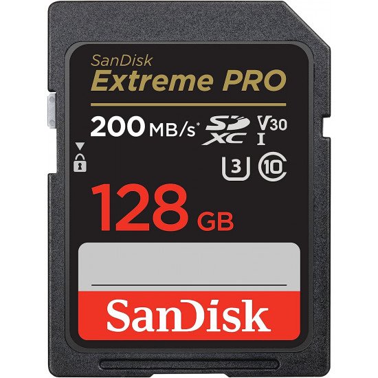 SanDisk Extreme PRO 128GB SDXC UHS-I 200MB/S Class 10