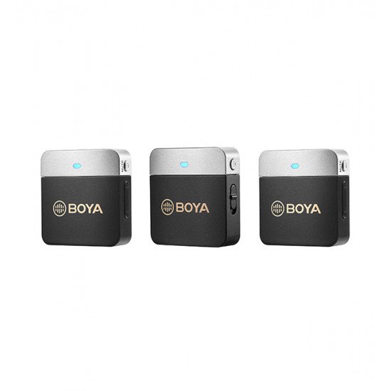 BOYA BY-M1V2 2.4GHz Dual-Channel Wireless Microphone System