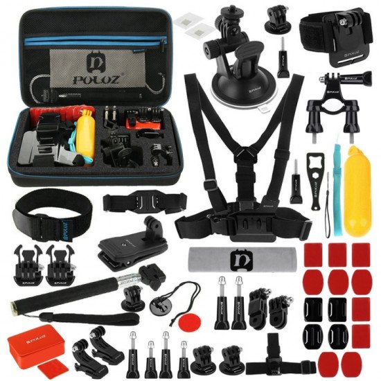 PULUZ 53 in 1 Accessories Total Ultimate Combo Kits