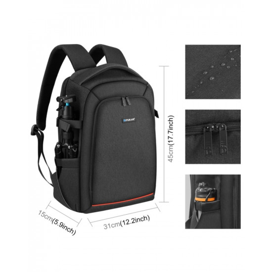 PULUZ Outdoor Portable Waterproof Scratch-proof Dual Shoulders Backpack