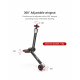 SmallRig Super Clamp w/ 1/4" and 3/8" Thread and 9.8 Inches Adjustable Friction Power Articulating Magic Arm with 1/4" Thread