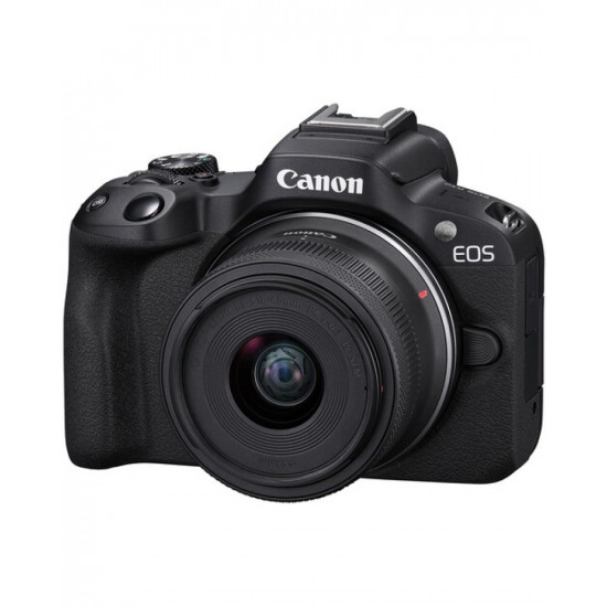 Canon EOS R50 Mirrorless Camera with 18-45mm Lens (Black)