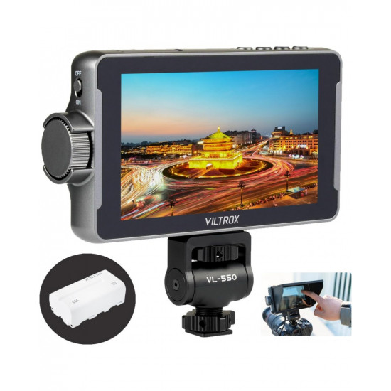 Viltrox 5.5" DC-550 Pro Series Portable On-Camera HD Touch Screen Monitor