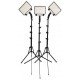 Nanguang LED CN-5400 PRO Kit With Light Stand 3 X LED Light