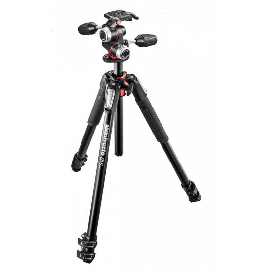 Manfrotto MT055XPRO3 Tripod with MHXPRO-3W 3-Way Pan/Tilt Head # MK055XPRO3-3W