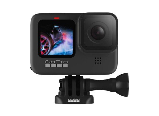 GoPro HERO9 Black Waterproof Action Camera with Touch Screen 5K Ultra HD Video 20MP Photos + Extra Rechargeable Battery 