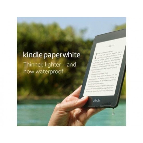 جهاز Kindle Paperwhite مقاوم للماء – أسود