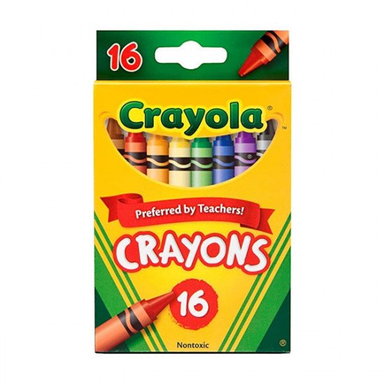 ألوان كرايولا شمعية للأطفال - 16 لون