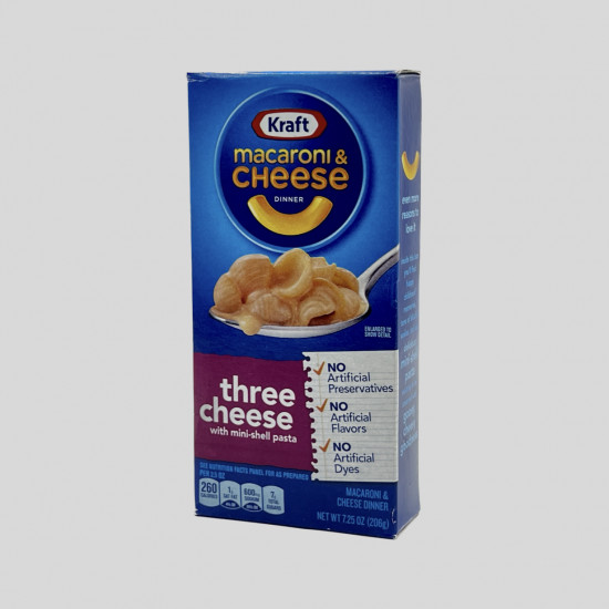Kraft Macaroni & Cheese Three Cheede 206g