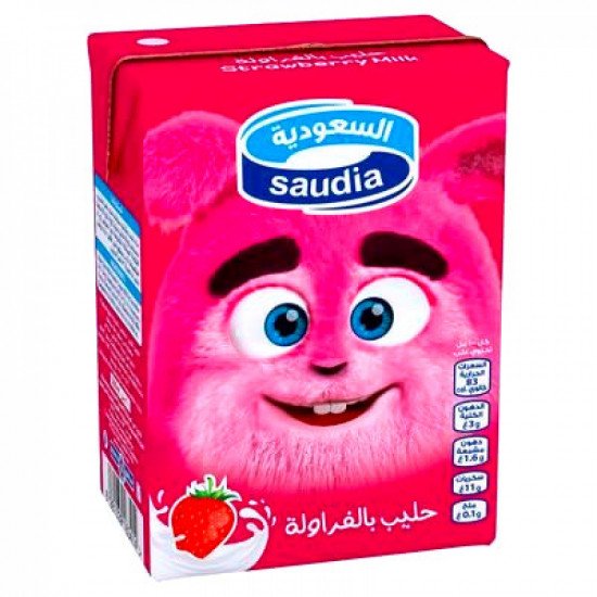 حليب السعودية فراولة 200 مل