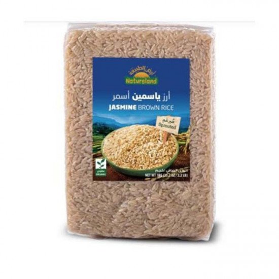 أرز ياسمين أسمر مبرعم أرض الطبيعه 1 كجم