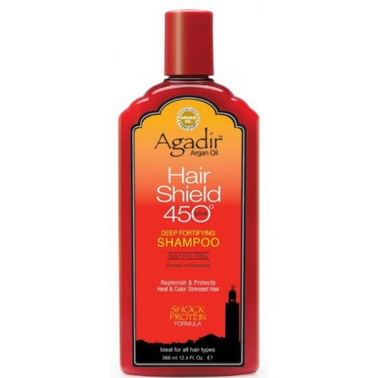 درع للشعر الزيتي Agadir Argan 450 Deep Fortifying Shampoo Sulfate Free 12.4 oz