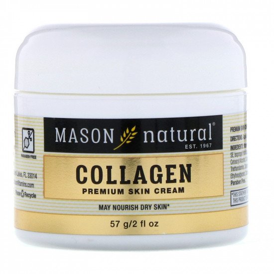 Mason Natural, كريم البشرة الفائق بالكولاجين، برائحة الكمثرى، 2 أونصة (57 جم)