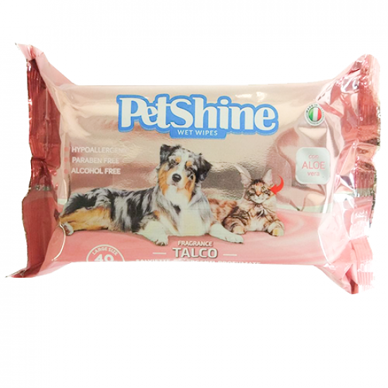  مناديل PETSHINE المعقمة للحيوانات الاليفة روائح متنوعة