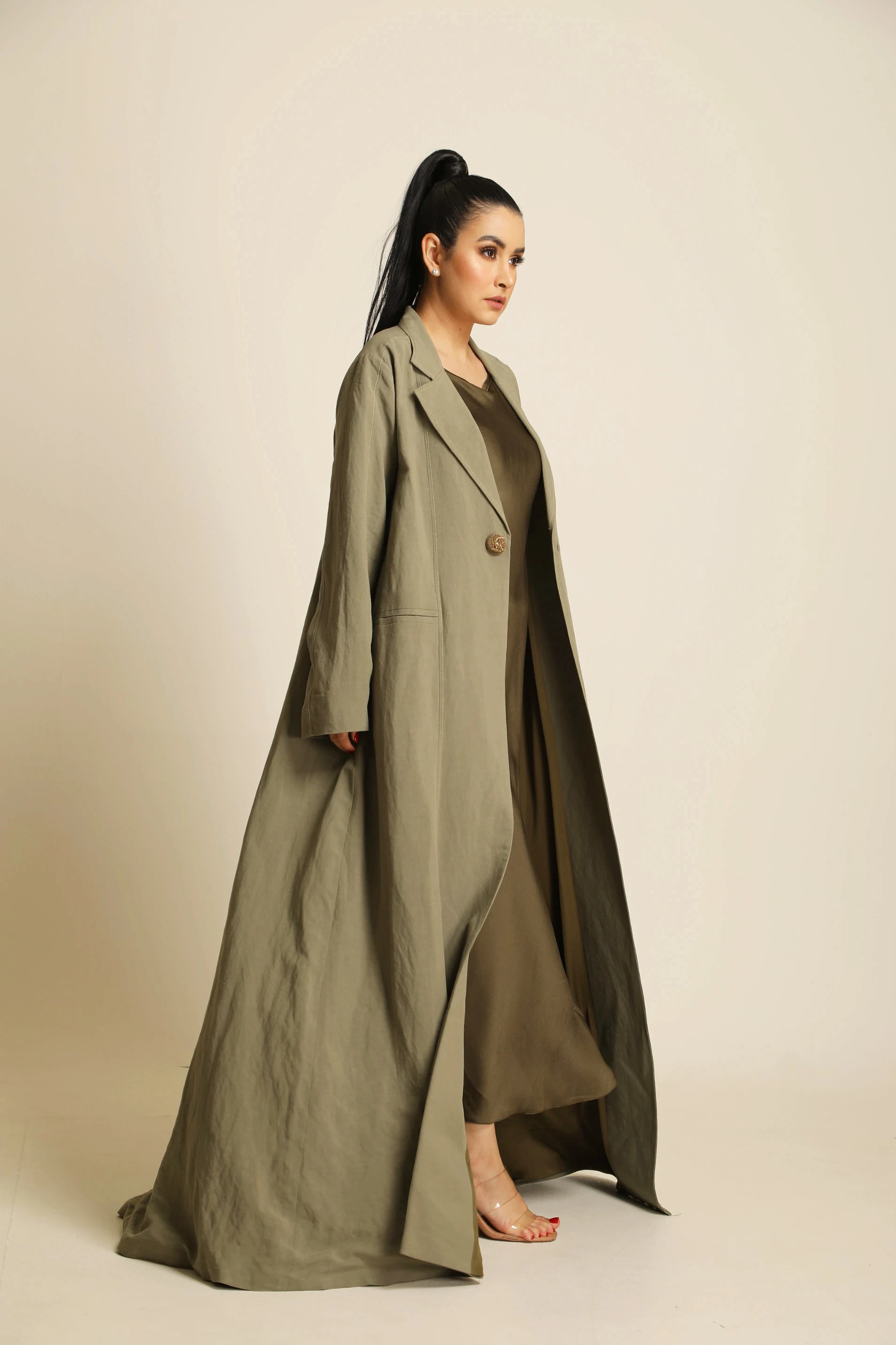 Linen Abaya 053