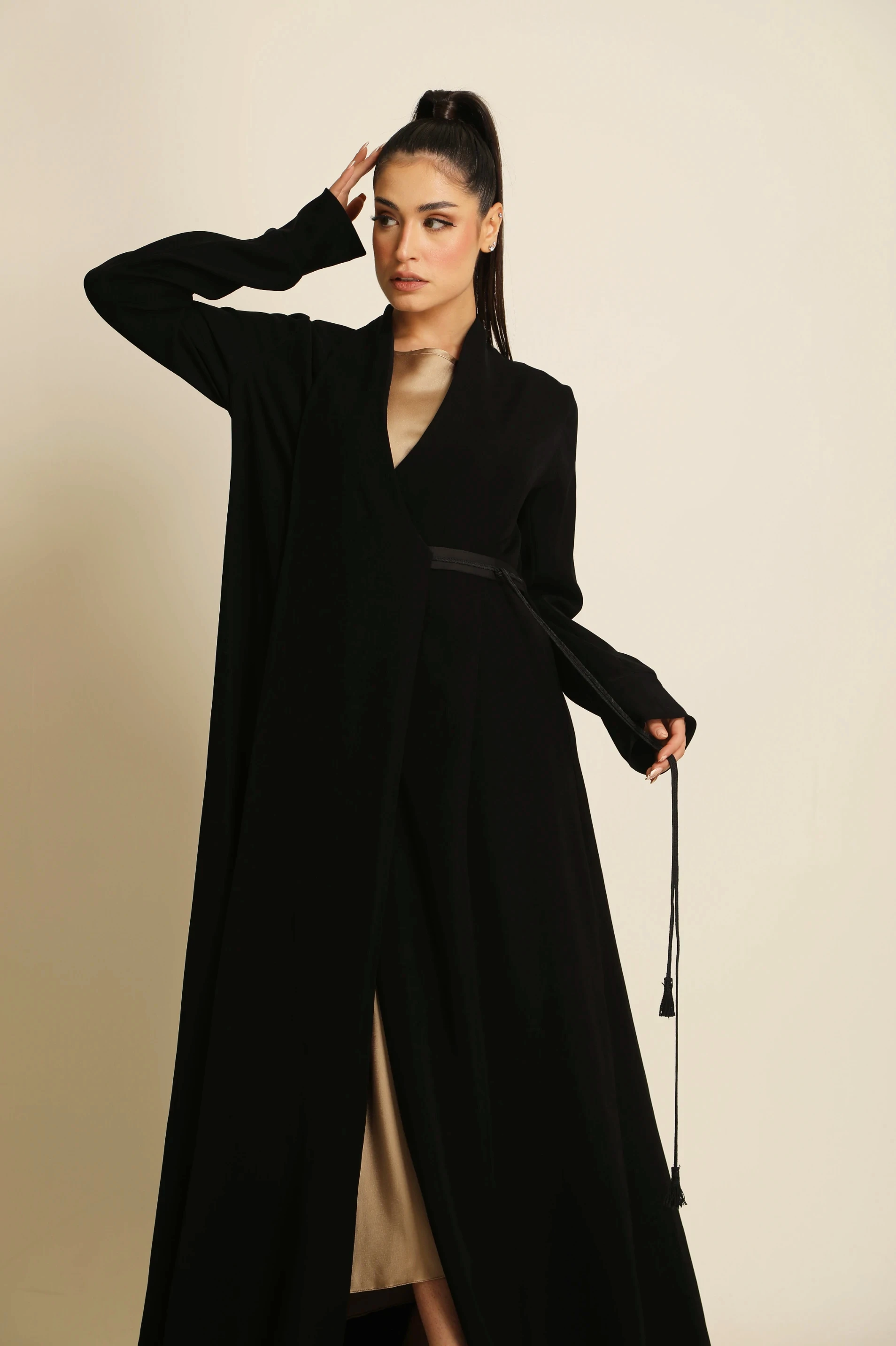 Soft crepe Abaya 059 