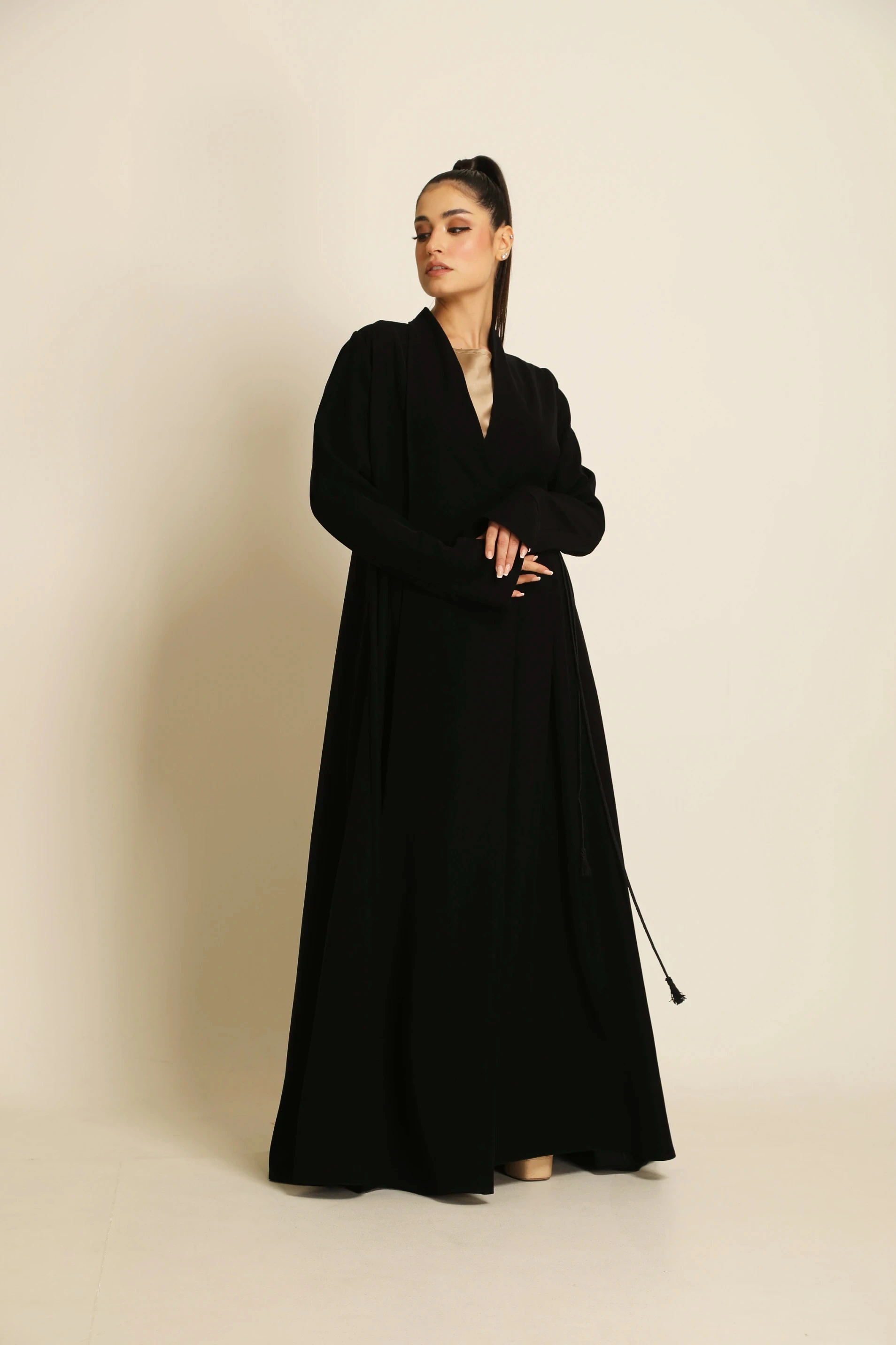 Soft crepe Abaya 059 