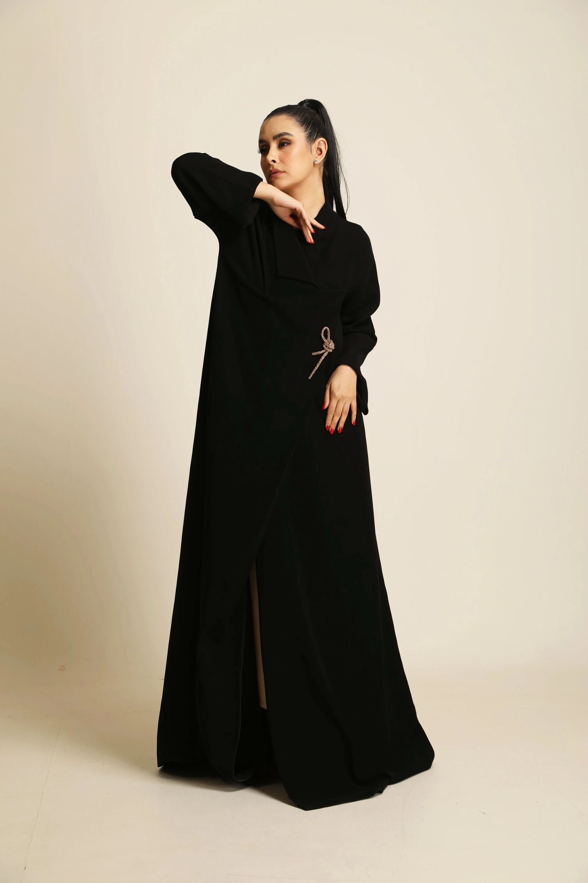 Soft crepe Abaya 062