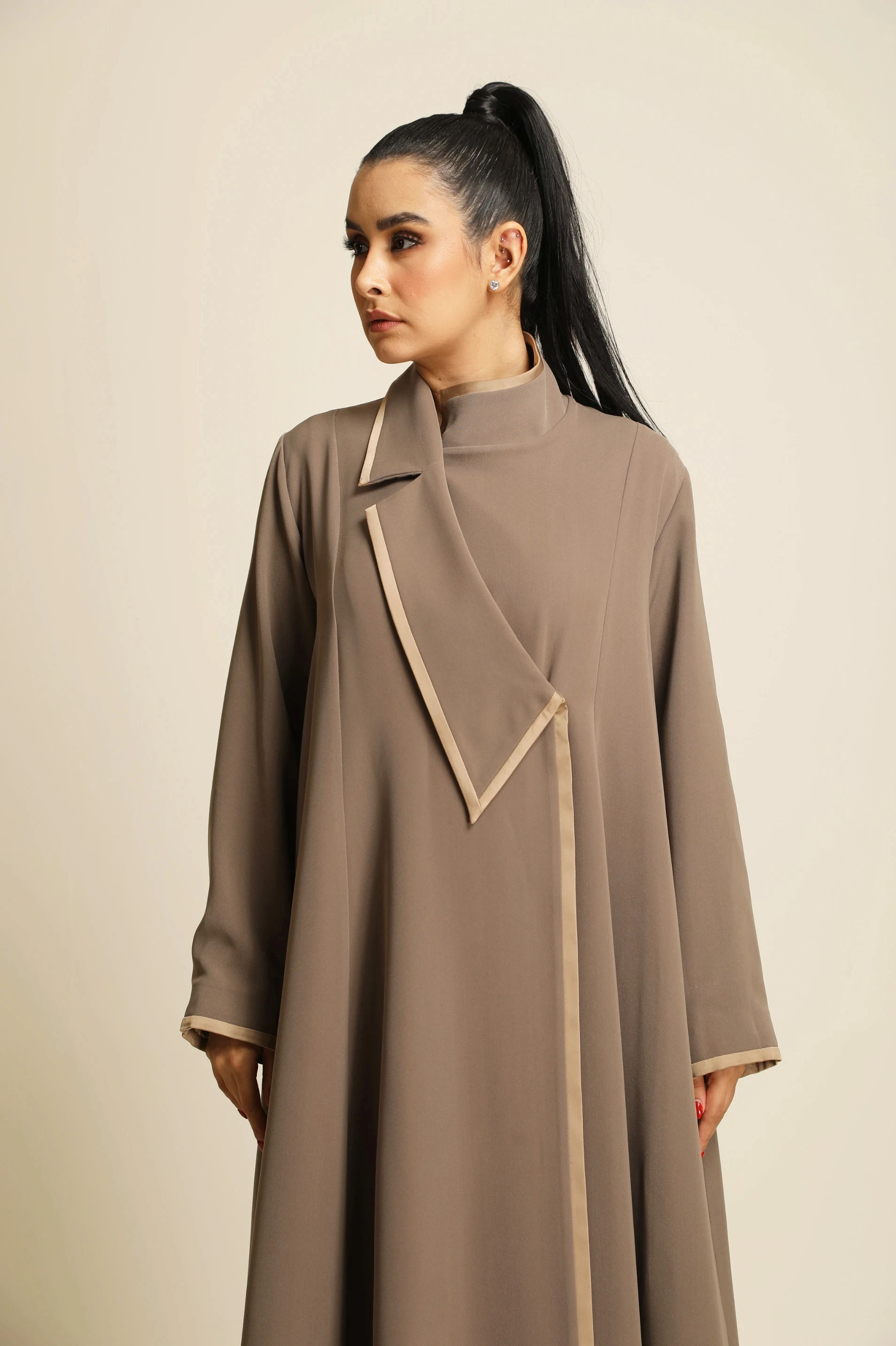 Soft crepe Abaya 065