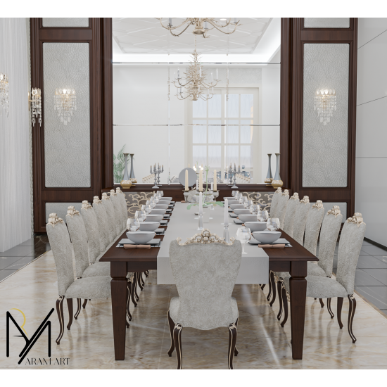 كلاسي مودرن- Menna-Classy Modern Dining room 