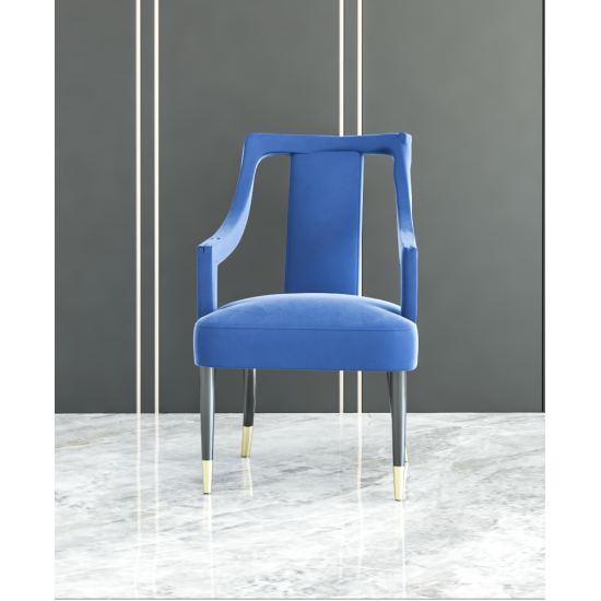 كرسي راقي - MENNA-BLUE-Chair