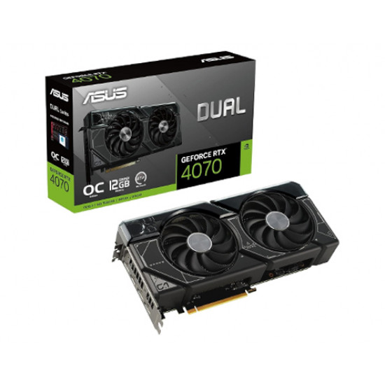 ASUS Dual GeForce RTX™ 4070 OC Edition 12GB GDDR6X