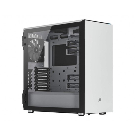  Carbide Series 678C Low Noise Tempered Glass ATX Case White 