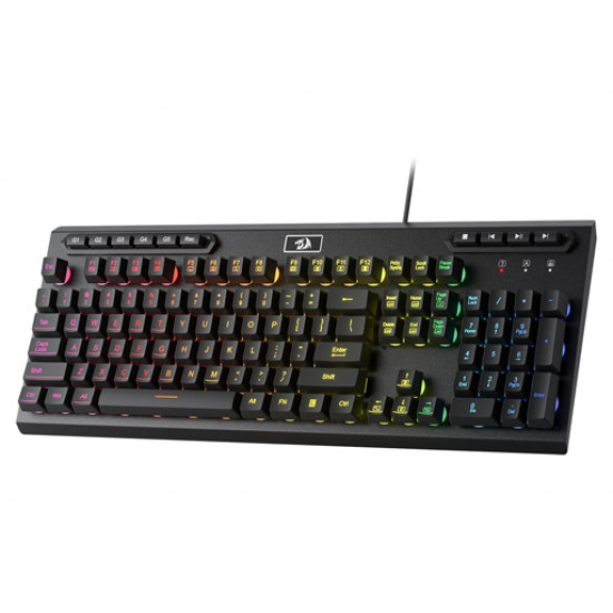 -Redragon K513 Aditya Wired Membrane Gaming Keyboard  Black